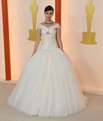 Sofia Carson attends the 95th annual Academy Awards at the Dolby Theatre in the Hollywood section of Los Angeles on Sunday, March 12, 2023.  LAP2023031219 JIMxRUYMEN