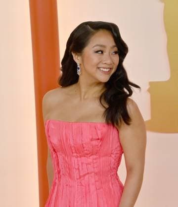 Stephanie Hsu attends the 95th annual Academy Awards at the Dolby Theatre in the Hollywood section of Los Angeles on Sunday, March 12, 2023.  LAP2023031211071 JIMxRUYMEN