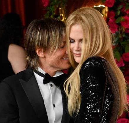 (L-R) Keith Urban and Nicole Kidman attend the 95th annual Academy Awards at the Dolby Theatre in the Hollywood section of Los Angeles on Sunday, March 12, 2023.  LAP20230312141 JIMxRUYMEN