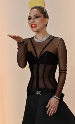 Lady Gaga attends the 95th annual Academy Awards at the Dolby Theatre in the Hollywood section of Los Angeles on Sunday, March 12, 2023.  LAP20230312152 JIMxRUYMEN
