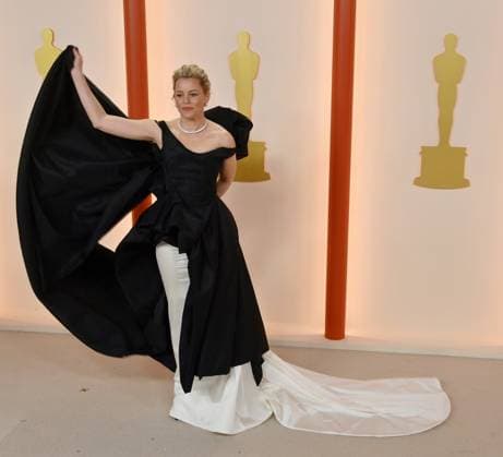 Elizabeth Banks attends the 95th annual Academy Awards at the Dolby Theatre in the Hollywood section of Los Angeles on Sunday, March 12, 2023.  LAP20230312160 JIMxRUYMEN