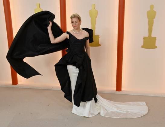 Elizabeth Banks attends the 95th annual Academy Awards at the Dolby Theatre in the Hollywood section of Los Angeles on Sunday, March 12, 2023.  LAP20230312161 JIMxRUYMEN