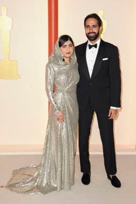 Malala Yousafzai at arrivals for 95th Academy Awards - Arrivals 2, Dolby Theatre, Los Angeles, CA March 12, 2023. Photo By: Elizabeth Goodenough Everett Collection at arrivals for 95th Academy Awards - Arrivals 2, Dolby Theatre, Los Angeles, CA March 12, 2023. Photo By: Elizabeth Goodenough Everett Collection PUBLICATIONXNOTxINxCANxCHNxFRAxITAxJPNxNORxPOLxRUSxESPxUKxUSA