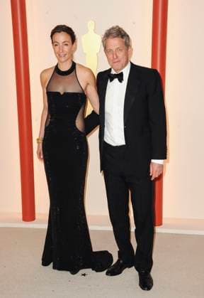 Anna Elisabet Eberstein, Hugh Grant at arrivals for 95th Academy Awards - Arrivals 3, Dolby Theatre, Los Angeles, CA March 12, 2023. Photo By: Elizabeth Goodenough Everett Collection at arrivals for 95th Academy Awards - Arrivals 3, Dolby Theatre, Los Angeles, CA March 12, 2023. Photo By: Elizabeth Goodenough Everett Collection PUBLICATIONXNOTxINxCANxCHNxFRAxITAxJPNxNORxPOLxRUSxESPxUKxUSA
