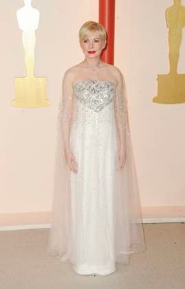 Michelle Williams at arrivals for 95th Academy Awards - Arrivals 3, Dolby Theatre, Los Angeles, CA March 12, 2023. Photo By: Elizabeth Goodenough Everett Collection at arrivals for 95th Academy Awards - Arrivals 3, Dolby Theatre, Los Angeles, CA March 12, 2023. Photo By: Elizabeth Goodenough Everett Collection PUBLICATIONXNOTxINxCANxCHNxFRAxITAxJPNxNORxPOLxRUSxESPxUKxUSA