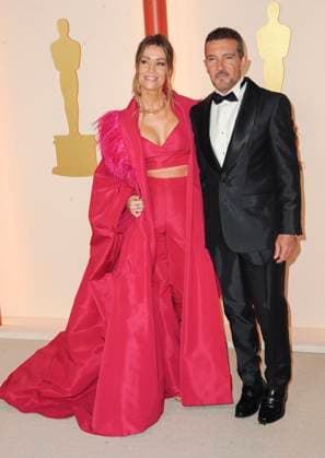 Nicole Kimpel, Antonio Banderas at arrivals for 95th Academy Awards - Arrivals 3, Dolby Theatre, Los Angeles, CA March 12, 2023. Photo By: Elizabeth Goodenough Everett Collection at arrivals for 95th Academy Awards - Arrivals 3, Dolby Theatre, Los Angeles, CA March 12, 2023. Photo By: Elizabeth Goodenough Everett Collection PUBLICATIONXNOTxINxCANxCHNxFRAxITAxJPNxNORxPOLxRUSxESPxUKxUSA