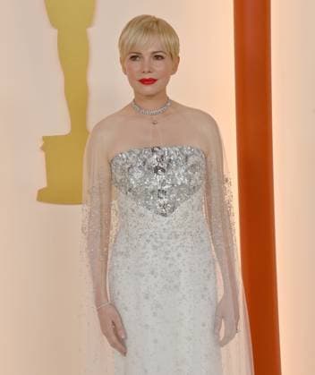 Michelle Williams attends the 95th annual Academy Awards at the Dolby Theatre in the Hollywood section of Los Angeles on Sunday, March 12, 2023.  LAP2023031211167 JIMxRUYMEN