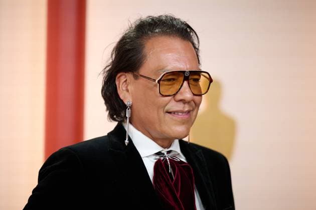 N. Bird Runningwater arrives on the red carpet of The 95th OscarsÂ® at the DolbyÂ® Theatre at Ovation Hollywood on Sunday, March 12, 2023.  Copyright: xx 34494-019PLX