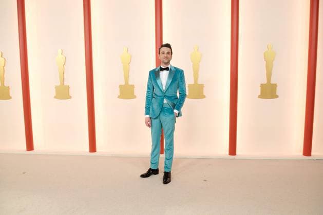 OscarÂ® nominee Justin Hurwitz arrives on the red carpet of the 95th OscarsÂ® at the DolbyÂ® Theatre at Ovation Hollywood on Sunday, March 12, 2023.  Copyright: xx 34494-029PLX