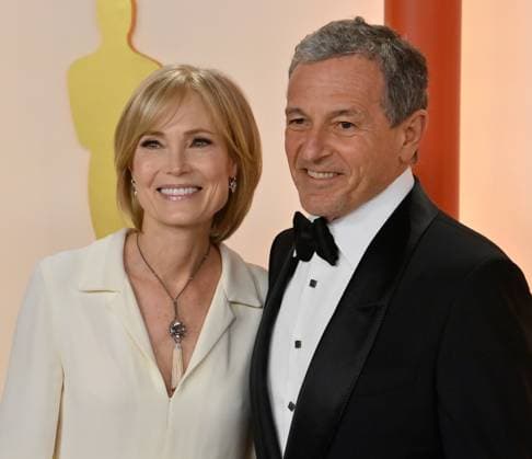 (L-R) Willow Bay and Bob Iger, CEO, Walt Disney Company attend the 95th annual Academy Awards at the Dolby Theatre in the Hollywood section of Los Angeles on Sunday, March 12, 2023.  LAP20230312226 JIMxRUYMEN