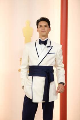 Harry Shum, Jr. arrives on the red carpet of the 95th OscarsÂ® at the DolbyÂ® Theatre at Ovation Hollywood on Sunday, March 12, 2023.  Copyright: xx 34494-157PLX