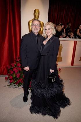 Kevin Grandalski and Marlee Matlin arrive on the red carpet of the 95th OscarsÂ® at the DolbyÂ® Theatre at Ovation Hollywood on Sunday, March 12, 2023.  Copyright: xA.M.P.A.S.x 34494-335PLX