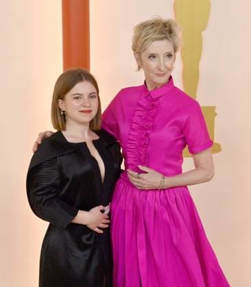 (L-R) Mackenzie Donaldson and Sheila McCarthy attend the 95th annual Academy Awards at the Dolby Theatre in the Hollywood section of Los Angeles on Sunday, March 12, 2023.  LAP2023031211295 JIMxRUYMEN