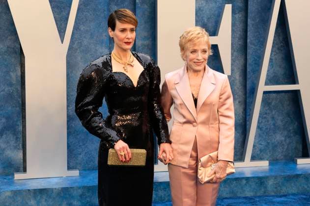 Sarah Paulson with life partner,Holland Taylorat the Vanity Fair Oscar Party 2023 at the 95 Academy Awards at the Wallis Annenberg Center for the Performing Arts Beverly Hills, 12 03 2023. Foto:xD.xBedrosianx xFuturexImage