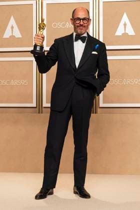 The German Edward Berger poses with his Oscar for Best International Feature Film with All Quiet on the Western Front , in the press room of the 95th edition of the Academy Awards ceremony, at the Dolby Theater in Hollywood, USA, 12 March 2023. 95th edition of the Academy Awards in Hollywood !ACHTUNG: NUR REDAKTIONELLE NUTZUNG!  Copyright: xArmandoxArorizox AME1983 20230313-139fae2c498619a68970f17639e0f9e97cb08a36