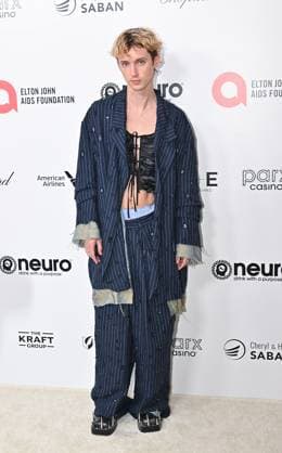 March 12, 2023, West Hollywood, California, USA: Troye Sivan during the 31st Annual Elton John AIDS Foundation Academy Viewing Party on Sunday March 12, 2023 at The City of West Hollywood Park in West Hollywood, California. BNS PI West Hollywood USA - ZUMAp124 20230312_zaa_p124_126 Copyright: xJOSExCASTANEDAx