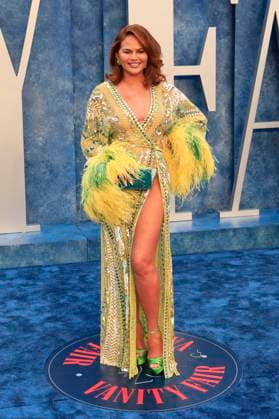 Chrissy Teigen at the Vanity Fair Oscar Party 2023 celebrating the 95 Academy Awards at the Wallis Annenberg Center for the Performing Arts Beverly Hills, 12 03 2023. Foto:xD.xBedrosianx xFuturexImage