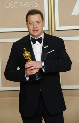 Brendan Fraser in the press room for 95th Academy Awards - Photo Room, Dolby Theatre, Los Angeles, CA March 12, 2023. Photo By: Elizabeth Goodenough/Everett Collection in the press room for 95th Academy Awards - Photo Room, Dolby Theatre, Los Angeles, CA March 12, 2023. Photo By: Elizabeth Goodenough/Everett Collection PUBLICATIONXNOTxINxCANxCHNxFRAxITAxJPNxNORxPOLxRUSxESPxUKxUSA