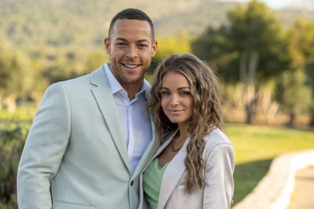20230311 Golden Swing Charity Golf Event CALVIA, SPAIN - MARCH 11 2023 : Andrej Mangold, Annika Jung at - Golden Swing Charity Golf Event on March 11, 2023 in Calvia, . Calvia Baleares Spain *** 20230311 Golden Swing Charity Golf Event CALVIA, SPAIN MARCH 11 2023 Andrej Mangold, Annika Jung at Golden Swing Charity Golf Event on March 11, 2023 in Calvia, Calvia Baleares Spain
