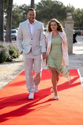 20230311 Golden Swing Charity Golf Event CALVIA, SPAIN - MARCH 11 2023 : Andrej Mangold, Annika Jung at - Golden Swing Charity Golf Event on March 11, 2023 in Calvia, . Calvia Baleares Spain *** 20230311 Golden Swing Charity Golf Event CALVIA, SPAIN MARCH 11 2023 Andrej Mangold, Annika Jung at Golden Swing Charity Golf Event on March 11, 2023 in Calvia, Calvia Baleares Spain