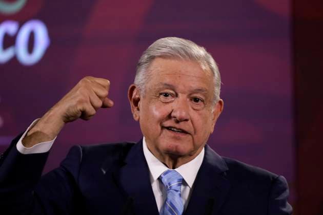 President of Mexico highlights Mexico s triumph against the US in the World Baseball Classic March 13, 2023, Mexico City, Mexico: The President of Mexico, Andres Manuel Lopez Obrador during the press conference before reporters at the National Palace in Mexico City. on March 13, 2023 in Mexico City, Mexico (Photo by Luis Barron Eyepix Group). Copyright: xLuisxBarronx xEyepixxGroupx LB20230313_AMLO_BEIS20