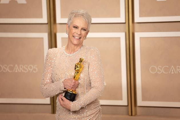 March 13, 2023, Los Angeles, California, USA: Jamie Lee Curtis in the press room of the 95th Annual Academy Awards on Sunday March 12, 2023 at the Dolby Theater in Hollywood, California. BNS PI Los Angeles USA - ZUMAp124 20230313_zaa_p124_052 Copyright: xBURTxHARRISx