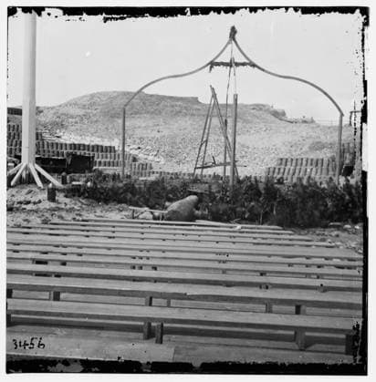 RECORD DATE NOT STATED Charleston Harbor, South Carolina. Interior view of Fort Sumter. Civil war photographs, 1861-1865 . United States, History, Civil War, 1861-1865. Copyright: xpiemagsx civwarpietiff12032023-3719 !ACHTUNG AUFNAHMEDATUM GESCHÄTZT!