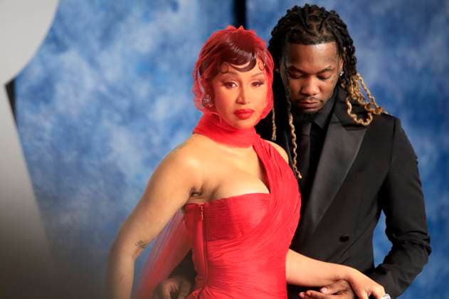 Cardi B und Offset bei der Vanity Fair Oscar Party 2023 anlässlich der 95. Oscar-Verleihung im Wallis Annenberg Center for the Performing Arts. Beverly Hills, 12.03.2023 *** Cardi B and Offset at the 2023 Vanity Fair Oscar Party at the 95 Academy Awards at the Wallis Annenberg Center for the Performing Arts Beverly Hills, 12 03 2023. Foto:xD.xBedrosianx xFuturexImage