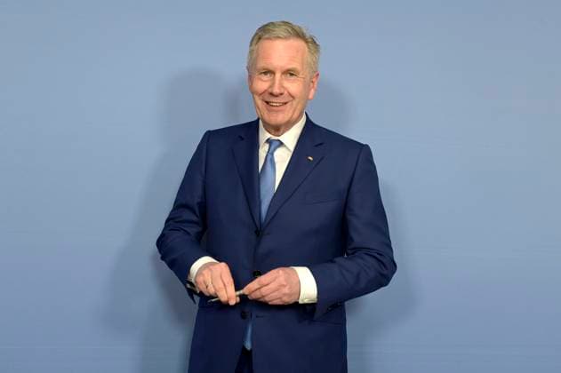 Christian Wulff at the press conference Here sounds good to me the nationwide project for more participation in music in the House of the Federal Press Conference Berlin, 14 03 2023 Foto:xF.xKernx xFuturexImage