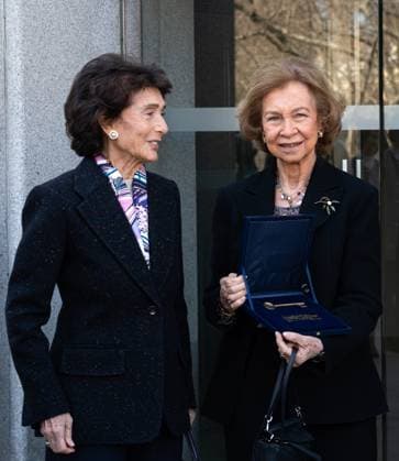 Queen Sofia during Board Anual Meeting of Reina Sofia Music School, March, 14, 2023. (2023031411)
