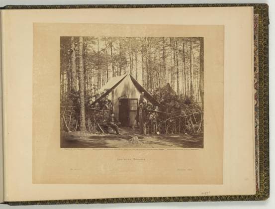 RECORD DATE NOT STATED Culpeper, Virginia negative by T.H. O Sullivan. positive by A. Gardner. , General post office, Army of the Potomac. Illus. in: Gardner s photographic sketch book of the war Alexander Gardner. Washington, D.C. : Philp & Solomons, c1866 , v. 1, no. 48 49 , Copyright by A. Gardner, Title from item, Alternate title from: Title of associated caption text which precedes the photograph in the album, and better describes the image, See also: LOT 4171. Post offices, Virginia, Brandy Station, 1860-1870, Tents, Virginia, Brandy Station, 1860-1870, United States, History, Civil War, 1861-1865, Military facilities, Union, Virginia. Copyright: xpiemagsx civwarpietiff12032023-8715 !ACHTUNG AUFNAHMEDATUM GESCHÄTZT!