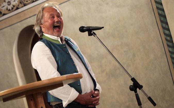 Kabarettist Konrad Beikircher tritt auf Einladung des Foerdervereins der Christuskirche in Langendreer auf. *** NUR FÜR REDAKTIONELLE ZWECKE *** EDITORIAL USE ONLY ***<p>Kabarettist Konrad Beikircher tritt auf Einladung des Foerdervereins der Christuskirche in Langendreer auf. Foto : Frank Oppitz FUNKE Foto Services< p> Deutschland NRW Bochum Copyright: FrankxOppitz *** Cabaret artist Konrad Beikircher Tritt at Invitation of Promotion Association the Church of Christ in Langendreer at *** ONLY FOR EDITORIAL PURPOSE *** EDITORIAL USE ONLY *** P Cabaret artist Konrad Beikircher Tritt at Invitation of Promotion Association the Church of Christ in Langendreer at Photo Frank Oppitz Funke Photo Services P Germany NRW Bochum Copyright FrankxO Copyright: FrankxOppitz docnrwhugopicture117700585 EDITORIAL USE ONLY
