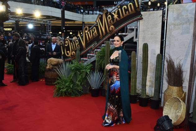 Que Viva Mexico Premiere in Mexiko-Stadt March 14, 2023, Mexico City, Mexico: Actress Ana de la Reguera attends the red carpet of Ã¢â‚¬ËœQue Viva MexicoÃ¢â‚¬â ¢ film Premiere at Cinepolis Oasis Coyoacan. on March 14, 2023 in Mexico City, Mexico. Mexico City Mexico - ZUMAe321 20230315_zia_e321_023 Copyright: xCarlosxTischlerx
