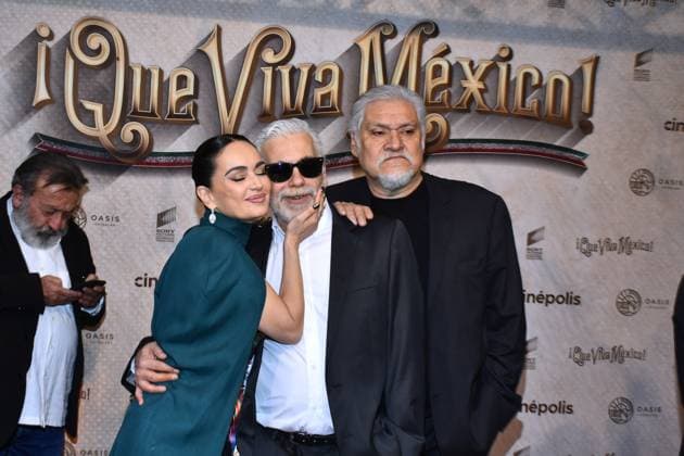Que Viva Mexico Premiere in Mexiko-Stadt March 14, 2023, Mexico City, Mexico: (L-R) Ana de la Reguera, Director Luis Estrada, Joaquin Cosio attend the red carpet of Ã¢â‚¬ËœQue Viva MexicoÃ¢â‚¬â ¢ film Premiere at Cinepolis Oasis Coyoacan. on March 14, 2023 in Mexico City, Mexico. Mexico City Mexico - ZUMAe321 20230315_zia_e321_033 Copyright: xCarlosxTischlerx