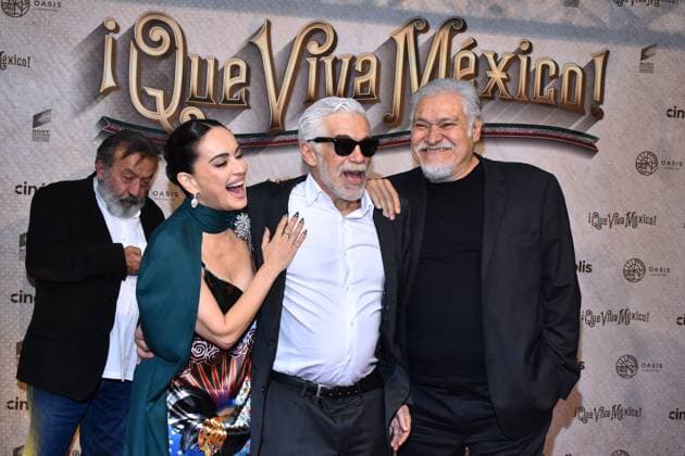 Que Viva Mexico Premiere in Mexiko-Stadt March 14, 2023, Mexico City, Mexico: (L-R) Ana de la Reguera, Director Luis Estrada, Joaquin Cosio attend the red carpet of Ã¢â‚¬ËœQue Viva MexicoÃ¢â‚¬â ¢ film Premiere at Cinepolis Oasis Coyoacan. on March 14, 2023 in Mexico City, Mexico. Mexico City Mexico - ZUMAe321 20230315_zia_e321_036 Copyright: xCarlosxTischlerx