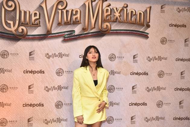 Que Viva Mexico Premiere in Mexiko-Stadt March 14, 2023, Mexico City, Mexico: Actress Natalia Quiroz attends the red carpet of Ã¢â‚¬ËœQue Viva MexicoÃ¢â‚¬â ¢ film Premiere at Cinepolis Oasis Coyoacan. on March 14, 2023 in Mexico City, Mexico. Mexico City Mexico - ZUMAe321 20230315_zia_e321_054 Copyright: xCarlosxTischlerx