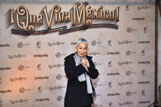 Que Viva Mexico Premiere in Mexiko-Stadt March 14, 2023, Mexico City, Mexico: Actress Angelina Pelaez attends the red carpet of Ã¢â‚¬ËœQue Viva MexicoÃ¢â‚¬â ¢ film Premiere at Cinepolis Oasis Coyoacan. on March 14, 2023 in Mexico City, Mexico. Mexico City Mexico - ZUMAe321 20230315_zia_e321_083 Copyright: xCarlosxTischlerx
