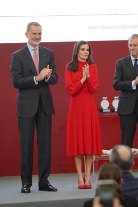 Spanish King Felipe VI and Letizia during 10 edition of Embajadores Honorarios de la marca Espana in Madrid on Wednesday, 15 March 2023 Cordon Press