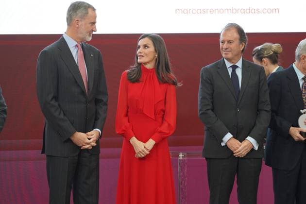 Spanish King Felipe VI and Letizia during 10 edition of Embajadores Honorarios de la marca Espana in Madrid on Wednesday, 15 March 2023 Cordon Press