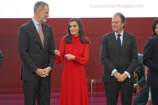 Spanish King Felipe VI and Letizia during 10 edition of Embajadores Honorarios de la marca Espana in Madrid on Wednesday, 15 March 2023 Cordon Press