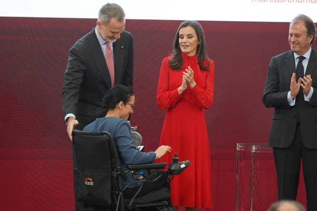 Spanish King Felipe VI and Letizia during 10 edition of Embajadores Honorarios de la marca Espana in Madrid on Wednesday, 15 March 2023 Cordon Press
