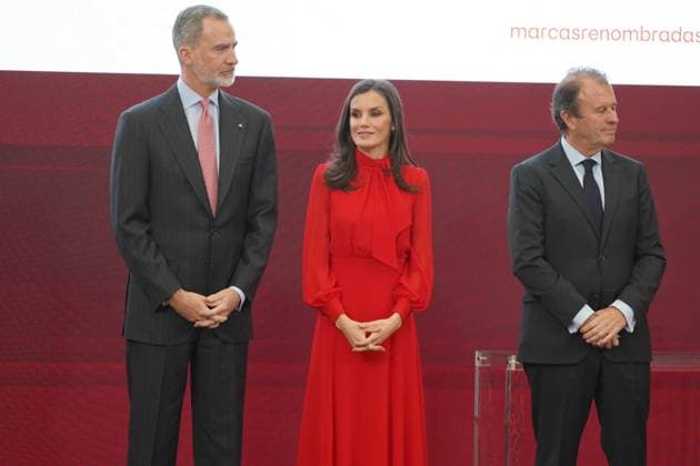 Spanish King Felipe VI and Letizia during 10 edition of Embajadores Honorarios de la marca Espana in Madrid on Wednesday, 15 March 2023 Cordon Press