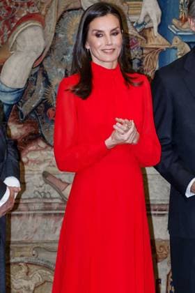 15-03-2023 Madrid Queen Letizia during the ceremony of the 10th edition of honorary ambassadors of the Spain brand, an initiative of the leading brands of Spain forum (FMRE), at the El Pardo palace in Madrid. No Spain Â  Copyright: xPPEx