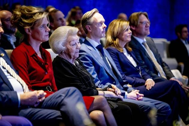 Prinzessin Beatrix beim Prinz Friso Engineering Award in Papendrecht PAPENDRECHT - Princess Beatrix during the presentation of the ninth Prince Friso Engineering Prize in the Boskalis Auditorium. ANP ROBIN UTRECHT netherlands out - belgium out  Copyright: xx x465059592x originalFilename: 465059592.jpg