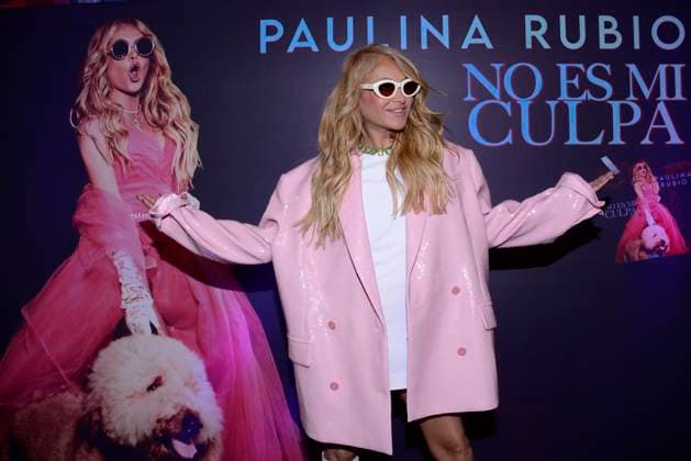 Paulina Rubio Launches Album ˜No Es Mi Culpa™ March 15, 2023, Mexico City, Mexico: Mexican singer Paulina Rubio poses for photos during the photocall to promote their album No es Mi culpa at Mondrian Mexico City Hotel. on March 15, 2023 in Mexico City, Mexico. (Photo by Jorge Gonzalez Eyepix Group) Copyright: xJorgexGonzalez xEyepixxGroupx JG_15032023_89897