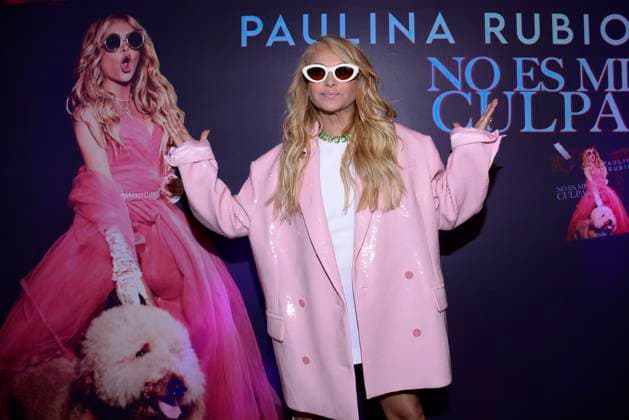 Paulina Rubio Launches Album ˜No Es Mi Culpa™ March 15, 2023, Mexico City, Mexico: Mexican singer Paulina Rubio poses for photos during the photocall to promote their album No es Mi culpa at Mondrian Mexico City Hotel. on March 15, 2023 in Mexico City, Mexico. (Photo by Jorge Gonzalez Eyepix Group) Copyright: xJorgexGonzalez xEyepixxGroupx JG_15032023_89899
