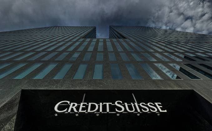 Bilder des Jahres 2023, News 03 März News Themen der Woche KW11 News Bilder des Tages RECORD DATE NOT STATED Die Credit Suisse im Hochhaus Hagenholzstrasse in Zürich-Oerlikon. (Zürich, Schweiz, 18.03.2023)