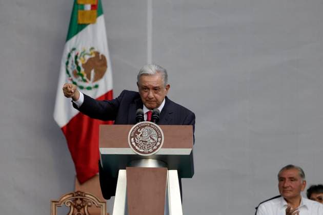 March 18, 2023, Mexico City, Mexico: The President of Mexico, Andres Manuel Lopez Obrador presided over the ceremony of the 85 years of the Oil Expropriation in the Zocalo in Mexico City. on March 18, 2023 in Mexico City, Mexico Mexico City Mexico - ZUMAe321 20230319_zia_e321_031 Copyright: xLuisxBarronx