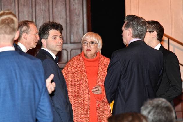Choir Orchsester 19 03 2023 Ceremony for the award of the Zelter and PRO MUSICA plaques with the Minister of Culture Claudia Roth in the context of the Days of Choir and Orchestra Music TCOM in Dessau Roßlau in the Dessau Theater AWARD OF THE ZELTER PLAKETTE to the Berlin Mozart Choir and AWARD OF THE PRO MUSICA PLAKETTE to the Trombone Choir Döbeln Dessau Ros