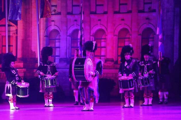 <p>Musikparade 2023: Europas größte Tournee der Militär- und Blasmusik am Sonntag den 19. März 2023 in der Rudolf-Weber-Arena Oberhausen Foto : Frank Oppitz FUNKE Foto Services< p> Buntes Deutschland NRW Oberhausen Copyright: FrankxOppitz